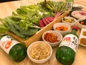 韓国食堂 韓味楽　サムギョプサル  