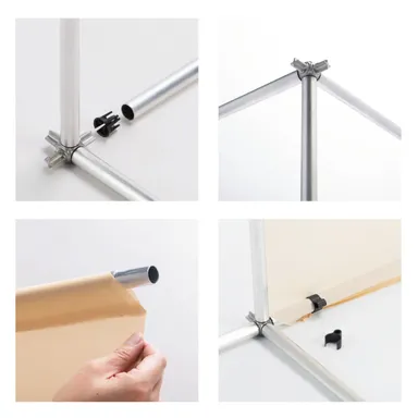 簡単組立て・アルミ素材