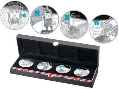 カラー銀貨4種セット