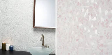 人気再燃のテラゾー仕上げは水まわりにもおすすめ