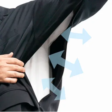 A. 脇のベンチレーション