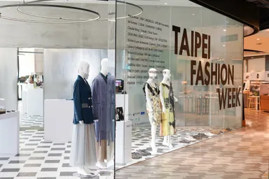 台北ファッションウィークSS22の期間限定ポップアップストア(画像提供：CNX Taiwan)