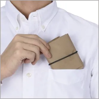 ポケットスクエア　デリバッグ　使用例