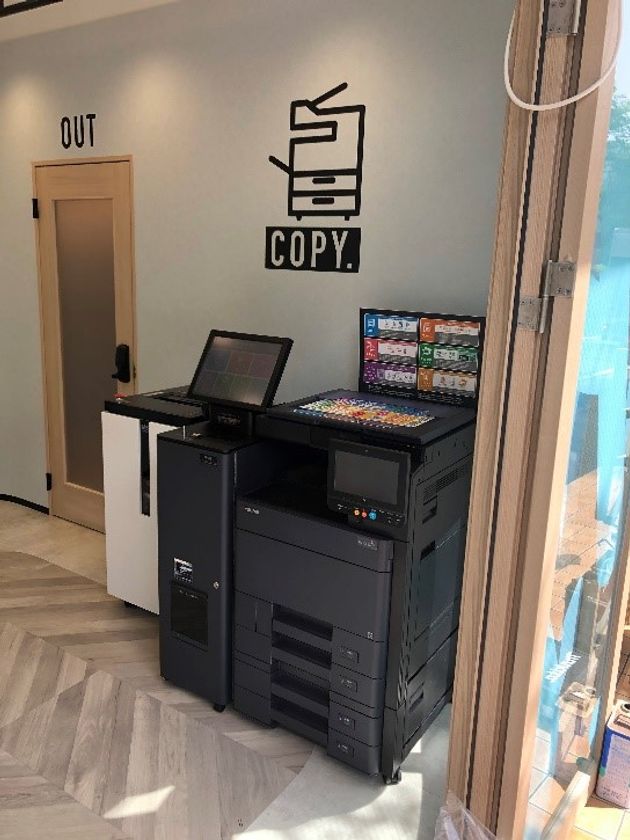 テレワークに簡単・便利なサービスを提供するマルチコピー機を、
シェアオフィス「いい部屋Space」に納入