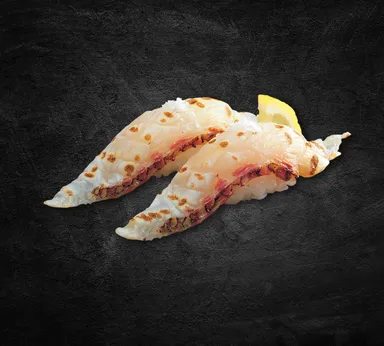 寿司虎の名物『炙り塩レモン』