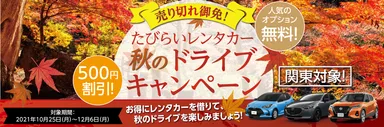 お得にレンタカーを借りられるキャンペーン