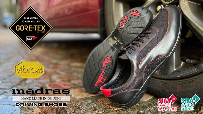 マドラス自社工場発　雨天対応ドライビングシューズ
マクアケにてクラウドファンディングに挑戦！