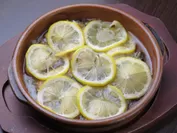 広島県産真牡蠣と瀬戸内レモンのアヒージョ(2)