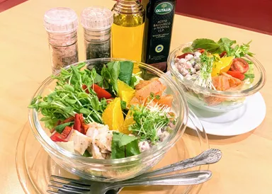 健康に不可欠なビタミン・ミネラルの含まれた健康志向のマッチョサラダ