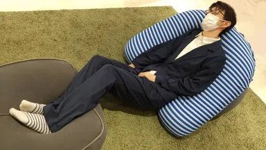 一体型なので着崩れなし