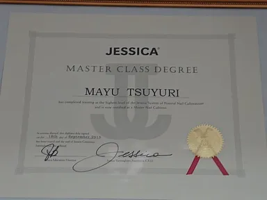 JESSICAのマスターエデュケーター取得