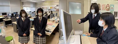 制作を担当された内藤さん(左)と下村さん(右)