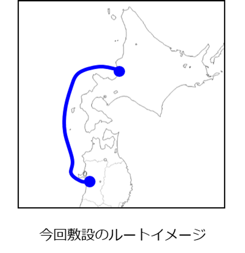 北海道と秋田県を結ぶ光海底ケーブルの共同建設協定を締結