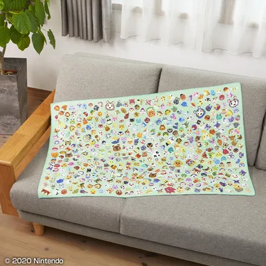 C賞：あつまれ!島のどうぶつ大集合バスタオル(イメージ1)