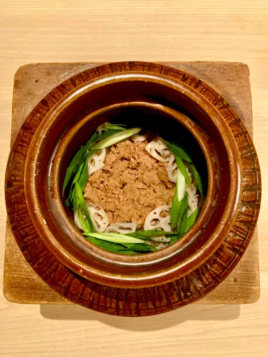 鯛と蓮根の炊き込みご飯