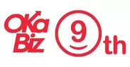 オカビズ9年目ロゴ