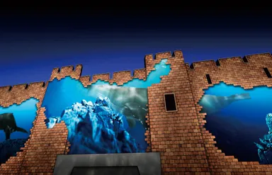 3Dプロジェクションマッピング　※イメージ