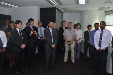 オープニング式典にて