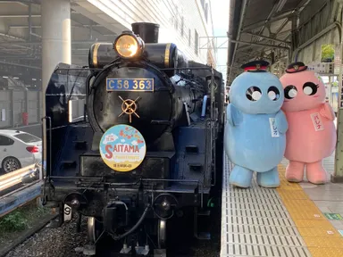 過去のSL埼玉県民の日号の様子