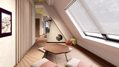 当ホテルの最上階を独占するのが江戸スイート 客室内からスカイツリーもご覧いただけます