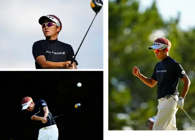 『ONOFF KURO』でショットを放つ浅地洋佑