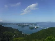 亀老山展望台からの来島イメージ
