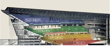 Kアリーナ横浜 断面