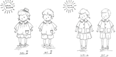 園児制服デザイン画