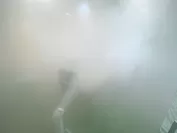 過剰噴霧の様子