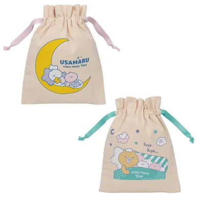 D賞：ねむねむタイム巾着袋