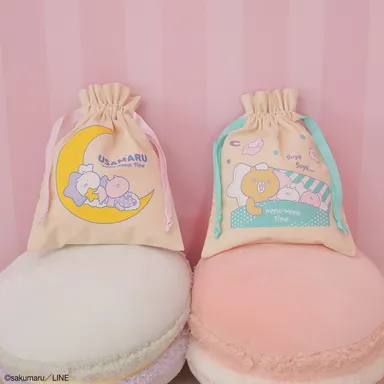 D賞：ねむねむタイム巾着袋(イメージ)