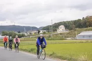 農村部サイクリング風景