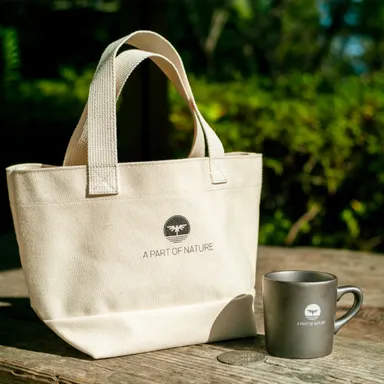 バッグ(小)と瓦マグカップ