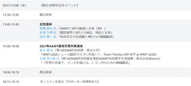 12月8日プログラム