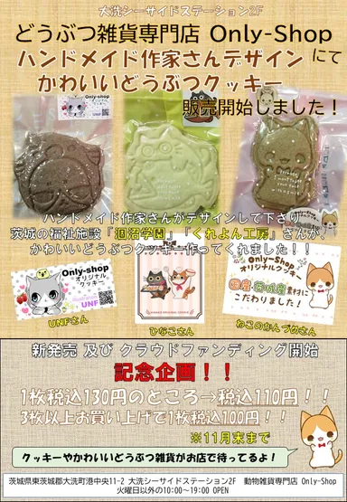 クラファン記念値引きサービスチラシ