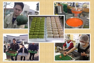 茨城補成会 はたらくガッツ村さんの製造の様子