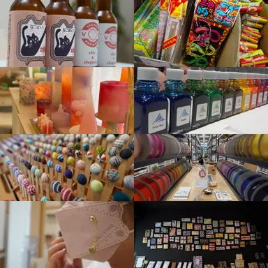 バラエティー豊かなものづくりショップたち