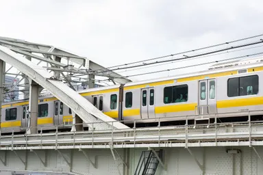 総武線が走る光景も見ごたえあり！