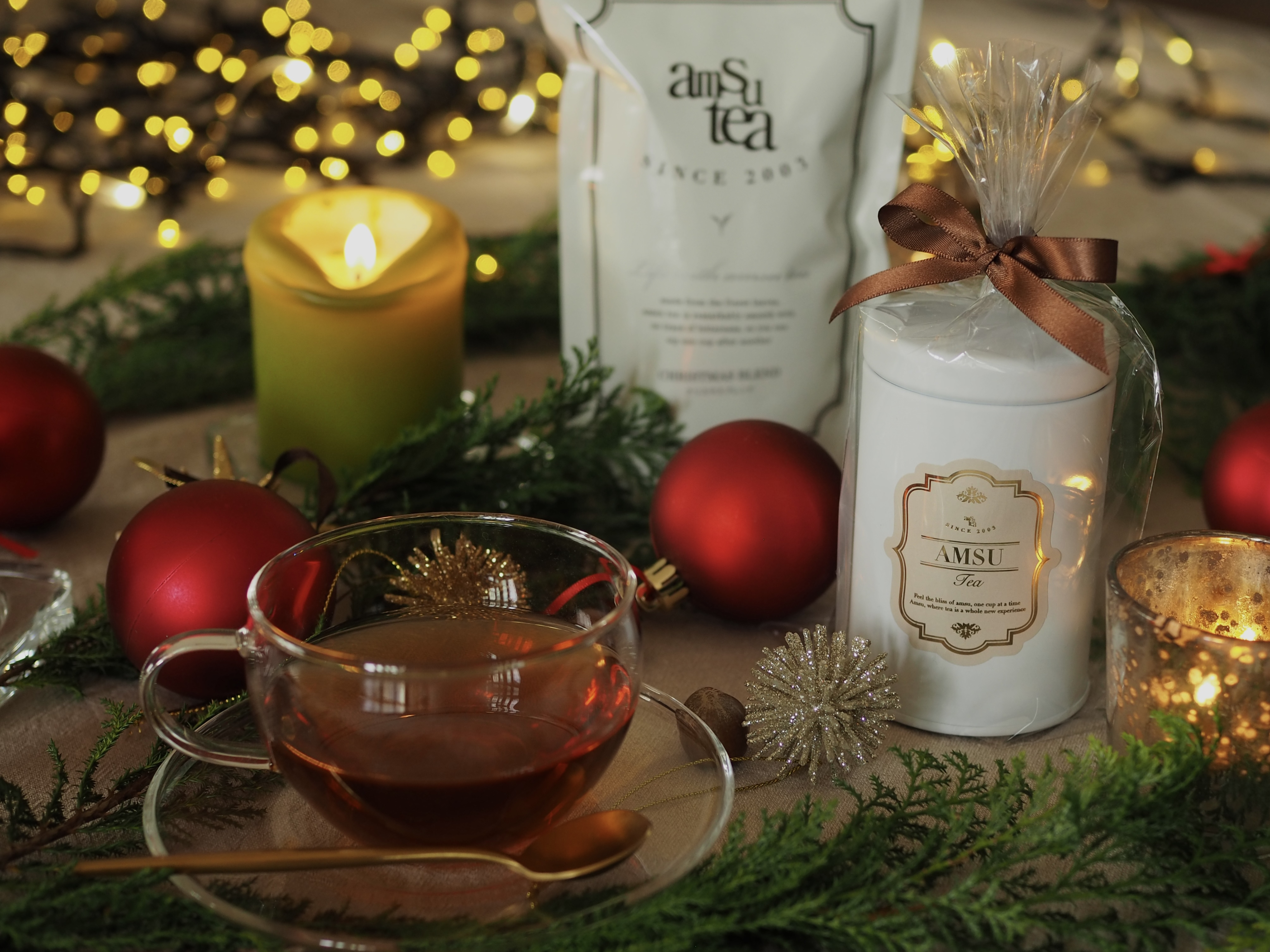 紅茶専門店amsu teaが「クリスマスブレンド2021」の販売をスタート