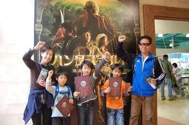 家族で協力・団結して挑戦