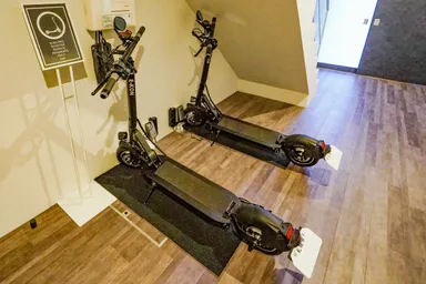 電動キックボードは共用部分に設置