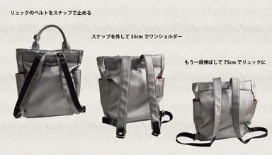 リュックベルトの説明