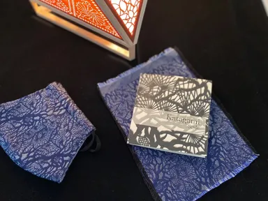 型紙マスクとリーフレット