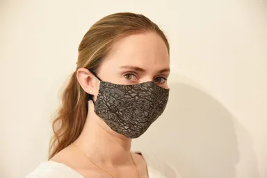 高砂松柄(ブラウン)着用時