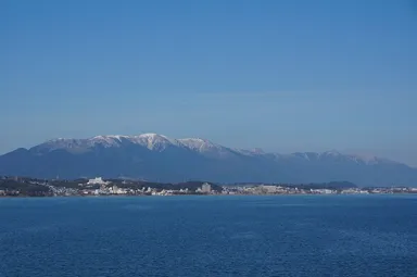 おごと付近雪山