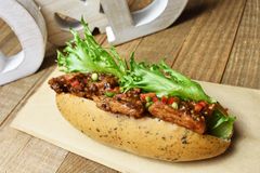 麻婆豆腐ドッグ