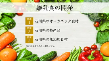 離乳食の開発