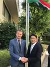 ハンガリー日本大使と面会