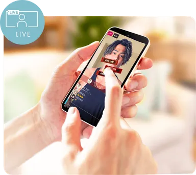 ライブ配信できる