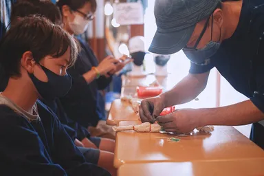 浅草楓／体験／藍染